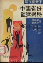 同在蓝天下:中国省份监狱揭秘 1992 PDF电子版封面 曹文龙主编