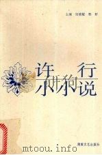 许行小小说 1997 PDF电子版封面 7540416645 许行著