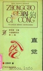 直觉   1992  PDF电子版封面  7536316410  王和平著 