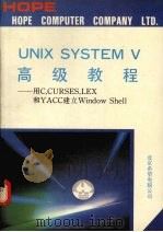 UNIX SYSTEM V 高级教程 用C.CURSES. LEX和YACC建立Window Shell（1991 PDF版）