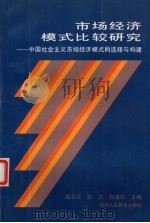 市场经济模式比较研究 中国社会主义市场经济模式的选择与构建 1996 PDF电子版封面 7541964794 杨文汉等著