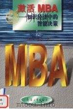 激活MBA 知识经济中的智能决策 1999 PDF电子版封面 780132515X 刘伟钢,曾道先编著