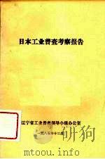 日本工业普查考察报告（1985 PDF版）
