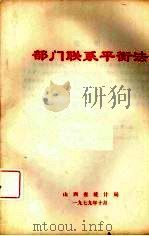 部门联系平衡法（1979 PDF版）