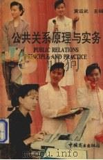 公共关系原理与实务 1991 PDF电子版封面 7504411248 黄运武主编