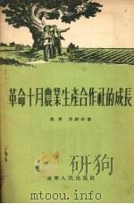 革命十月农业生产合作社的成长 1956 PDF电子版封面 张勇,焦殿珍著