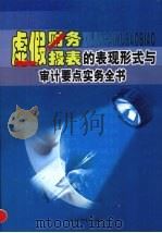 虚假财务报表的表现形式与审计要点实务全书  下（ PDF版）