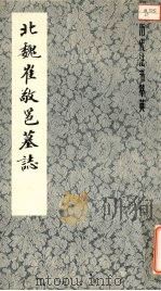 北魏崔敬邕墓志（1979 PDF版）