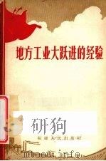 地方工业大跃进的经验（1958 PDF版）
