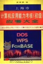 上海市计算机应用能力考核  初级  应考大全（1996 PDF版）