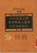 四川省庐山县清源乡庐山庆坛田野调查报告 1995 PDF电子版封面 9578992659 于一著