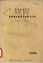 西南民族学院科学研究成果目录索引汇编  1986-1987（ PDF版）