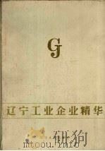 辽宁工业企业精华 下 1987 PDF电子版封面 7205003059 辽宁省计划经济委员会编