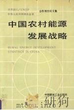 中国农村能源发展战略 1991 PDF电子版封面 7800900606 本社编