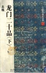 龙门二十品 下 北魏 1997 PDF电子版封面 7806261826 宋一夫,孙宝文编