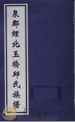 泉郡泉西锦塔邱氏族谱（ PDF版）