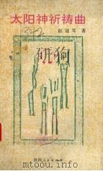 太阳神祈祷曲 1991 PDF电子版封面 7224016160 赵冠军著