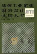 集体工业企业财务会计实用大全 1991 PDF电子版封面 7205015383 陈尔森,韩志顺主编