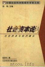 社会资本论 社会资本与经济增长 1999 PDF电子版封面 7800509133 张其仔著