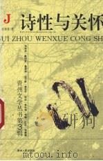 诗性与关怀 1996 PDF电子版封面 7221043191 张建建著