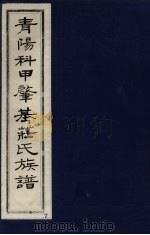 青阳科甲肇基壮氏族谱  7（ PDF版）