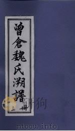 曾仓魏氏溯谱  上（ PDF版）