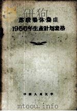 苏联集体农庄1956年生产计划表格（1957 PDF版）
