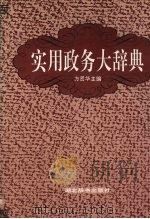 实用政务大辞典 1993 PDF电子版封面 754030099X 方贤华主编
