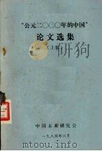 “公元2000年的中国”论文选集 1984 PDF电子版封面 中国未来研究会编