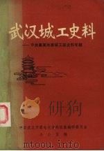 武汉城工史料 中共襄南地委城工部史料专辑 PDF电子版封面 中共武汉市委党史资料征集编研委员会办会室编