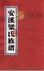 安溪梁氏族谱 PDF电子版封面