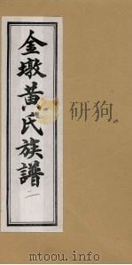 金墩黄氏族谱  2（ PDF版）