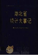 湖北省统计大事记 1949-1990 1993 PDF电子版封面 750370988X 湖北省统计志编辑委员会编