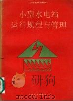 小型水电站运行规程与管理（1991 PDF版）
