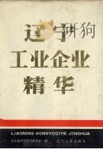 辽宁工业企业精华 1987 PDF电子版封面 7205003059 辽宁省计划经济委员会编