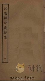 沈忠敏公龟溪集 4 PDF电子版封面 沈忠敏撰