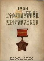 辽宁省沈阳市劳动模范和先进生产者代表会议汇刊  1958（ PDF版）