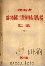 湖南省出席全国农业社会主义建设先进单位代表会议代表事迹汇集  下（1958 PDF版）