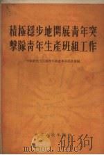 积极稳步地开展青年突击队青年生产班组工作 1955 PDF电子版封面 中国新民主主义青年团辽宁省委员会辑