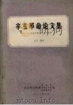辛亥革命论文集:纪念辛亥革命七十周年 上 1981 PDF电子版封面 武汉师范学院历史系等编