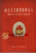社会主义建设的带头人  湖南工矿企业先进生产者的事迹（1956 PDF版）