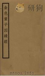 金色童子因缘经  卷10-12（ PDF版）
