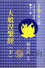大般涅磐经  下   1996  PDF电子版封面  9621746132  王亭之主编 