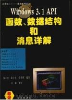 Windows 3.1API函数、数据结构和消息详解   1994  PDF电子版封面  7507708756  施小龙，葛玉宝，邓明辉编 