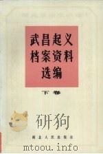 武昌起义档案资料选编 下 1981 PDF电子版封面 中国人民政治协商会议湖北省暨武汉市委员会等编