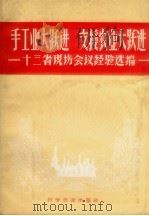 手工业大跃进支援农业大跃进  十三省现场会议经验选编（1958 PDF版）