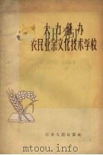 大力创办农民业余文化技术学校 1958 PDF电子版封面 3100·199 本社编