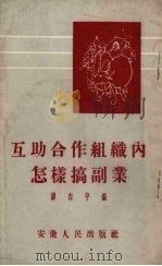 互助合作组织内怎样搞副业（1954 PDF版）