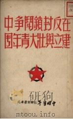 在反封锁斗争中建立与壮大青年团 1949 PDF电子版封面 中国青年社辑