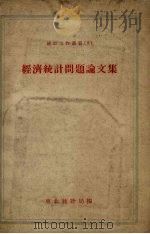 经济统计问题论文集 1953 PDF电子版封面 (苏)В.С.诺维科夫主编;钟兆修等译